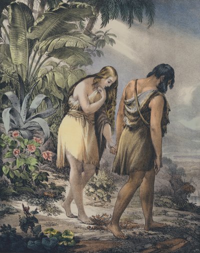 Adam and Eve Driven Out of Paradise by Siegfried Detler Bendixen
